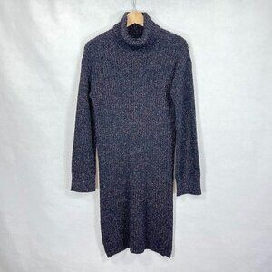 American Eagle Turtleneck Sweater Dress Winter Knit Preppy Party Dark Academia S